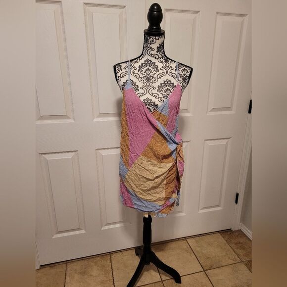 O'Neill color block Marlo wrap dress - Picture 3 of 9